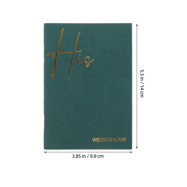 2 Pieces Wedding Books "His & Hers"